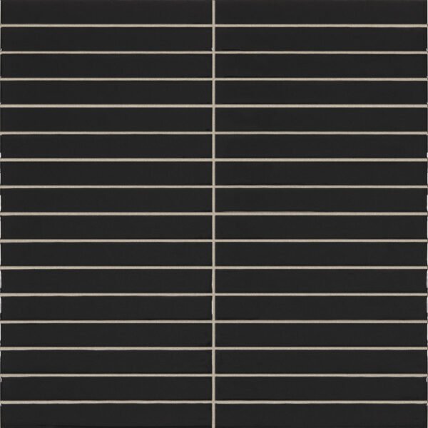 La Platera Pencil Kromo Black mozaiektegel 35x35 cm Glans - Wandtegels | Lapy