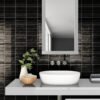 La Platera Pencil Kromo Black mozaiektegel 35x35 cm Glans - Wandtegels | Lapy