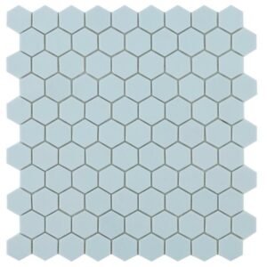By Goof mozaiek hexagon light blue 30x30 cm Mat - Wandtegels | Lapy