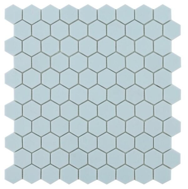 By Goof mozaiek hexagon light blue 30x30 cm Mat - Wandtegels | Lapy