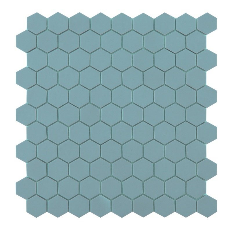 By Goof mozaiek hexagon jade 30x30 cm Mat