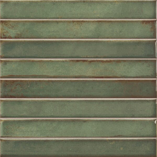 La Platera Brick Raku Emerald mozaiektegel 35x35 cm Glans - Wandtegels | Lapy