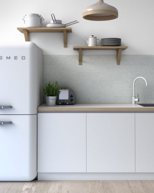 By Goof mozaiek hexagon statuario 30x30 cm Mat - Wandtegels | Lapy