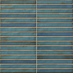 La Platera Pencil Raku Turquoise mozaiektegel 35x35 cm Glans - Wandtegels | Lapy
