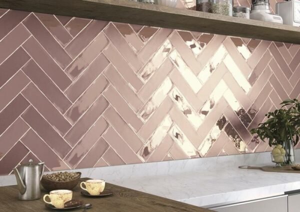 Cifre Colonial Pink 7,5X30 Glans - Wandtegels | Lapy