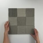 By Goof Moos Grey handvorm 13X13 Glans - Wandtegels | Lapy