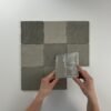 By Goof Moos Grey handvorm 13X13 Glans - Wandtegels | Lapy