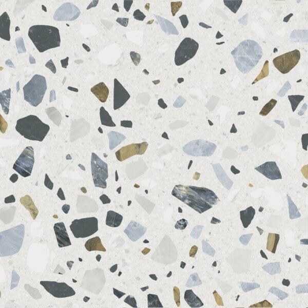 STN Ceramica Crisp XL White terrazzo 60X60 Mat - Vloertegels | Lapy