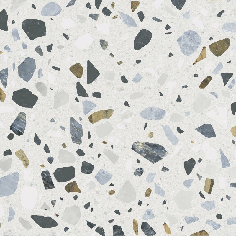 STN Ceramica Crisp XL White terrazzo 60X60 Mat