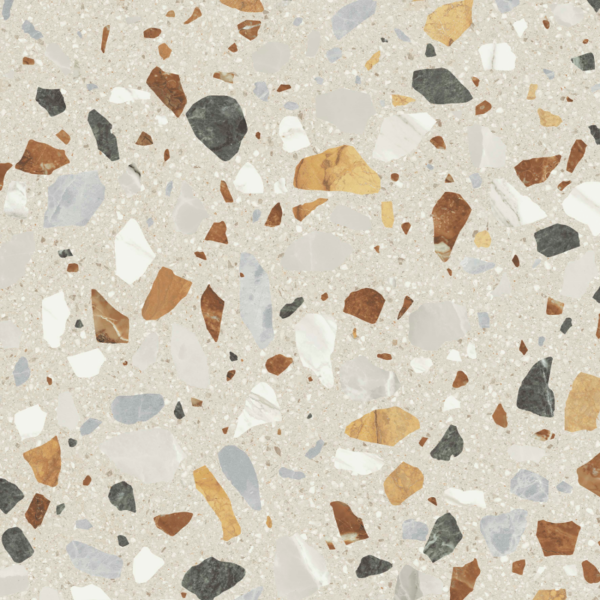 STN Ceramica Crisp XL Beige terrazzo 60X60 Mat - Vloertegels | Lapy