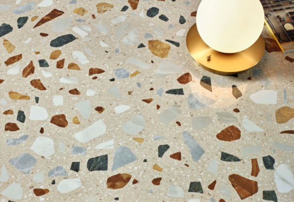 STN Ceramica Crisp XL Beige terrazzo 60X60 Mat - Vloertegels | Lapy