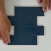Equipe Kalma Deep Blue 6X18,6 Glans - Wandtegels | Lapy