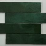 Equipe Trend tegels donker groen 6X24,6 Glans - Wandtegels | Lapy