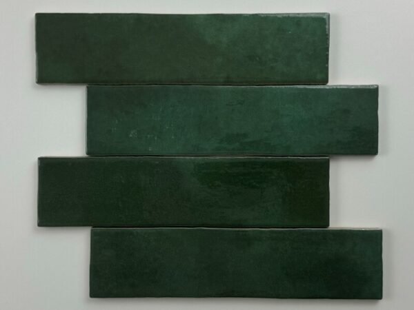 Equipe Trend tegels donker groen 6X24,6 Glans - Wandtegels | Lapy