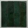 Equipe Trend tegels donker groen 6X24,6 Glans - Wandtegels | Lapy