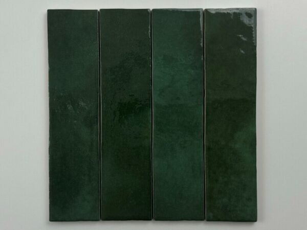 Equipe Trend tegels donker groen 6X24,6 Glans - Wandtegels | Lapy