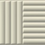 Ceramica Rondine Volume White Bamboo 6X25 Mat - Wandtegels | Lapy