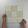 By Goof Moos Ivory handvorm 13X13 Glans - Wandtegels | Lapy