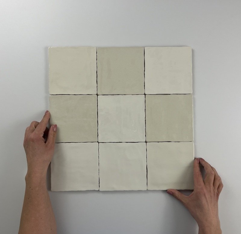 By Goof Moos Ivory handvorm 13X13 Glans