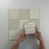 By Goof Moos Ivory handvorm 13X13 Glans - Wandtegels | Lapy